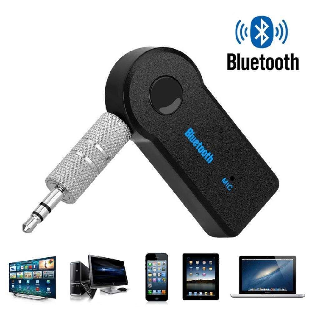 Bluetooth Music Receiver AUX 4.1, Black, Wireless Car Audio Adapter