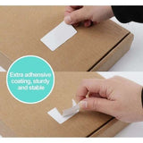 1000pcs White Self-Adhesive Labels, 50x70mm - Top-Down View
