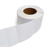 1000pcs White Self-Adhesive Labels, 50x70mm - Rear View