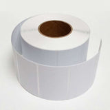 1000pcs White Self-Adhesive Labels, 50x70mm - Close-Up Angle