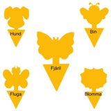 20 Pack Flycatchers, Fly Trap, Cute and Effective Die - 45-Degree Angle