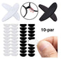 10 pairs silicone nose pads for glasses, Black