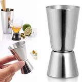 5 pcs Double Measuring Glass Cocktail Jigger, 30/60ml Black