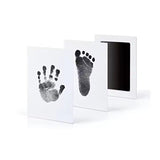 Handprint Kit Paw Print Memory Keepsake Black - Front View