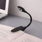 Book Lamp LED Reading Light with Clamp, Black