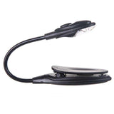 Book Lamp LED Reading Light with Clamp, Black