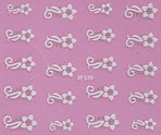 10 pcs mending fabric silk sheets