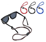 3 Pcs Glasses Cords Adjustable Sports Straps, Black