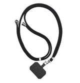 Nylon Phone Lanyard Rope for Universal Crossbody Mobile Phones, Black