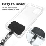Nylon Phone Lanyard Rope for Universal Crossbody Mobile Phones, Black