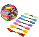 100pcs MultiColor Embroidery Thread Mouline Thread for Dolls