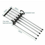 5-Pants Hanger Organizer with Connection Hook, White