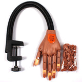 Nail training hand Black