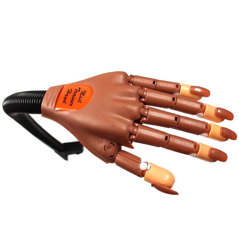 Nail training hand Black