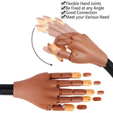 Nail training hand Black