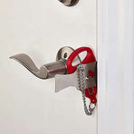 Portable Door Lock with Increased Security, MultiColor