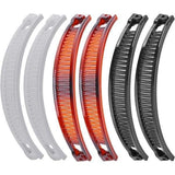 6pcs Banana Hair Clips, Multi-Color