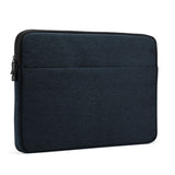 15.6 inch Computer Case Fits MacBook Pro and Air, Black MarineBlue - Front View