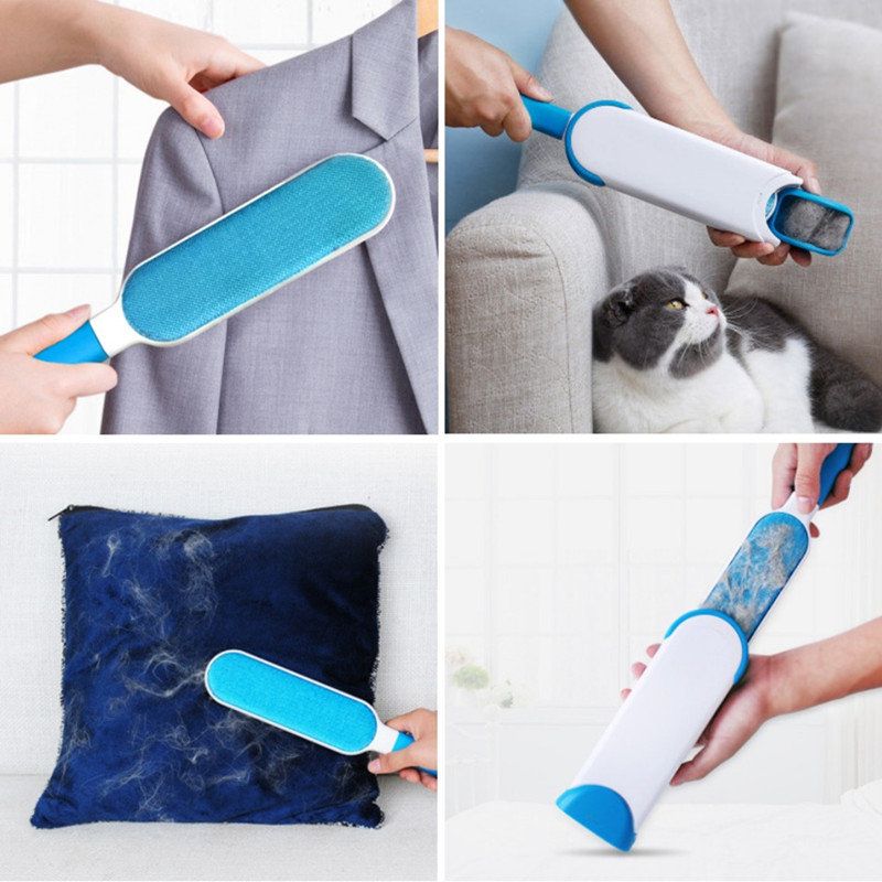 2 Pack Fur Remover Brush - Self-Cleaning, MultiColor