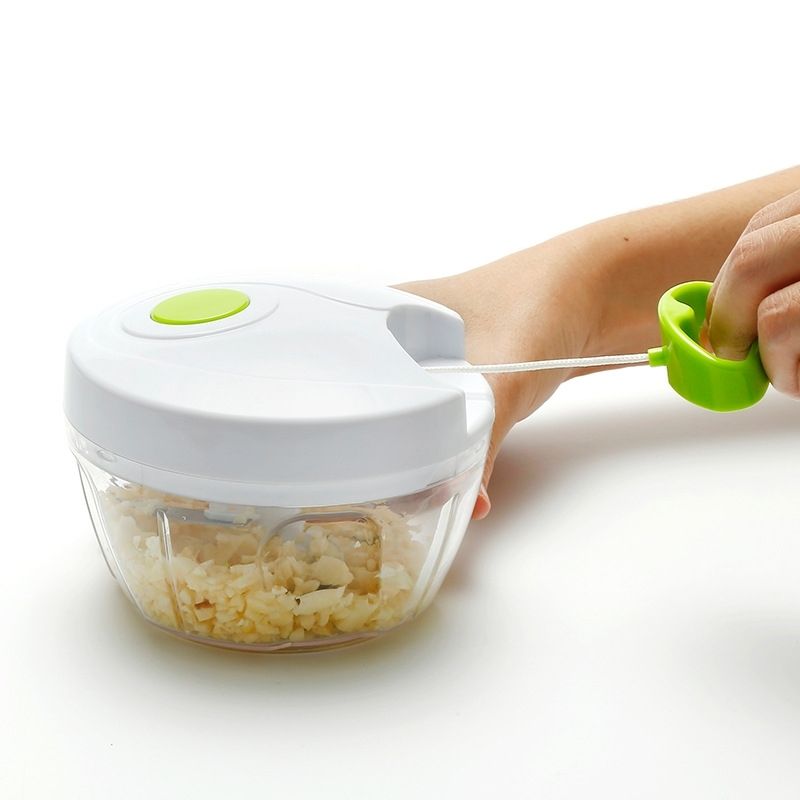 Onion Chopper 500 ml Manual Kitchen Helper, White