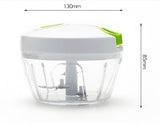 Onion Chopper 500 ml Manual Kitchen Helper, White