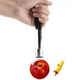 Stainless Steel Apple Corer, Silver - Easy and Efficient Core Removal