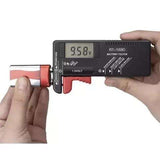 Battery tester with LCD display, black - 45-Degree Angle