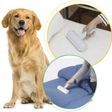 Pet Hair Roller Remover for Dogs and Cats, Blue - Front View