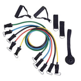 11-Piece Resistance Bands Set for Yoga and Rehab, MultiColor