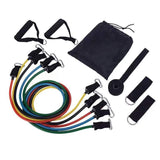 11-Piece Resistance Bands Set for Yoga and Rehab, MultiColor