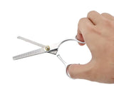 Hairdressing scissors stainless steel thinning scissors, silver