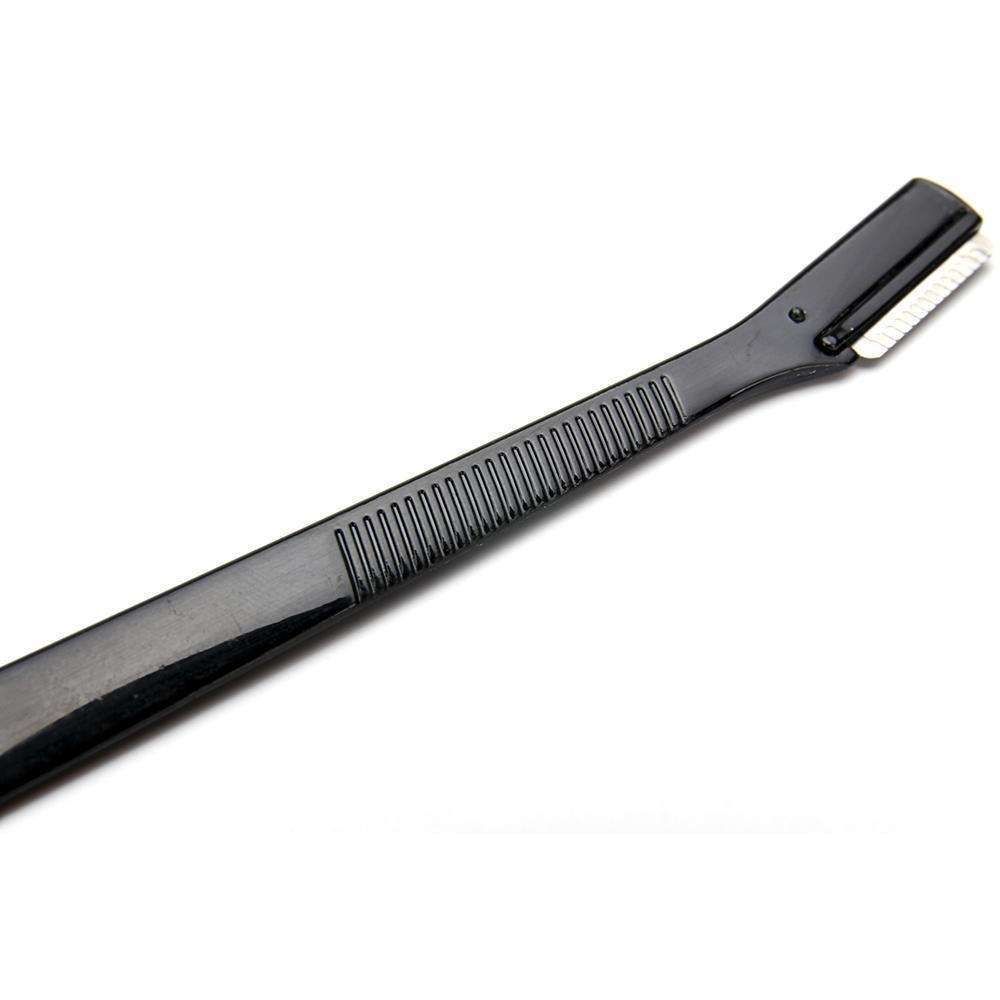 12 pcs Eyebrow Knives, Black