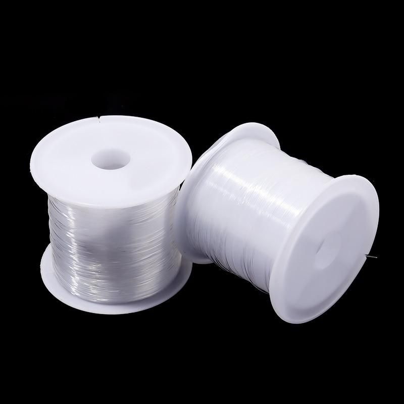100m Transparent Elastic Jewelry Thread, 1mm Large Roll