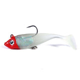 3-Pack Fishing Jigs for Pike and Perch, 10cm, MultiColor - 45-Degree Angle