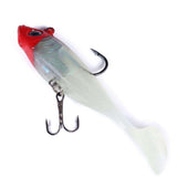 3-Pack Fishing Jigs for Pike and Perch, 10cm, MultiColor - Close-Up Angle