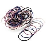 100pcs Hair Ties, MultiColor Hair Bands