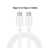 2-PACK USB-C to USB-C Fast Charging Cable, 2m, White - Extra Image
