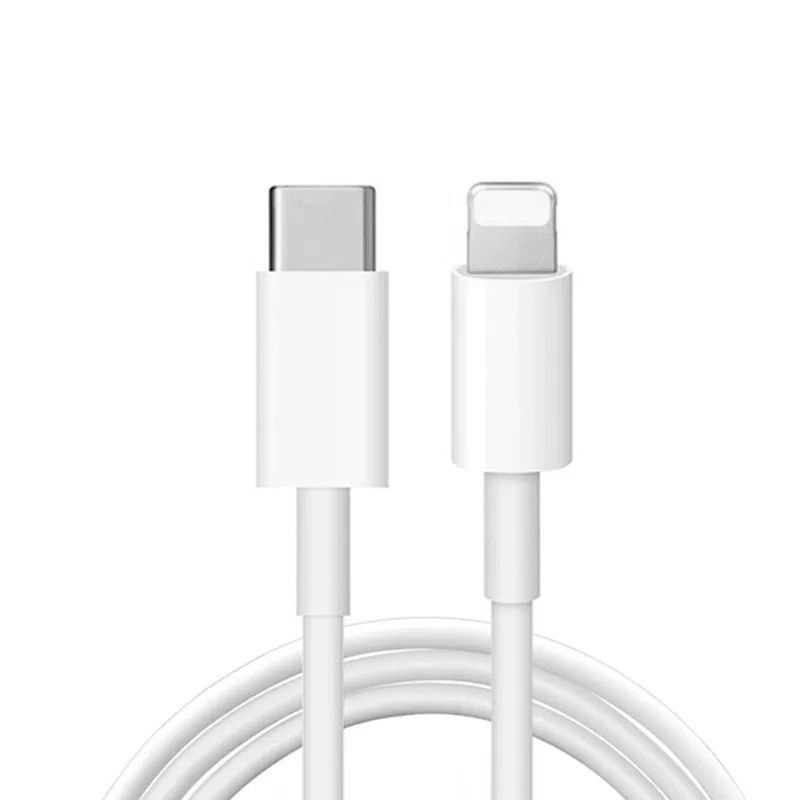 20W Fast Charger with USB-C to Lightning Cable 2m, White, Compatible with iPhone