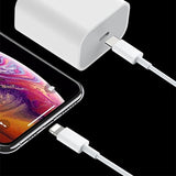 20W Fast Charger with USB-C to Lightning Cable 2m, White, Compatible with iPhone