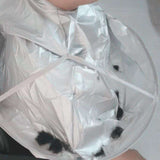 Hairdressing cape, cutting cape umbrella, silver