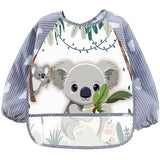 Baby Sleeved Bibs - Protects Clothes During Play & Mealtime, MultiColor