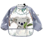 Baby Sleeved Bibs - Protects Clothes During Play & Mealtime, MultiColor