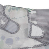 Baby Sleeved Bibs - Protects Clothes During Play & Mealtime, MultiColor - Top-Down View