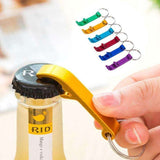 5-Pack Multi-Color Bottle Opener Cap Opener Can Opener Keychain