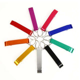 5-Pack Multi-Color Bottle Opener Cap Opener Can Opener Keychain