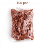 Practice Finger with Tips Nail Training Finger, Brown