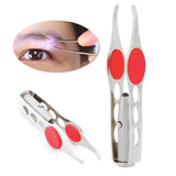 LED Tweezers Silver, 12.5cm
