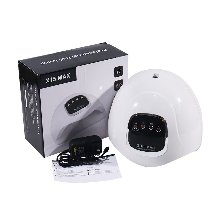 LED UV lamp with timer, white