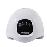 LED UV lamp with timer, white - Side View