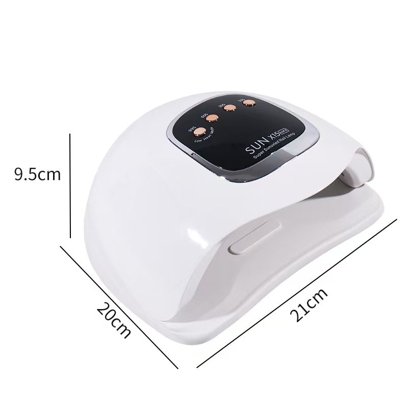 LED UV lamp with timer, white